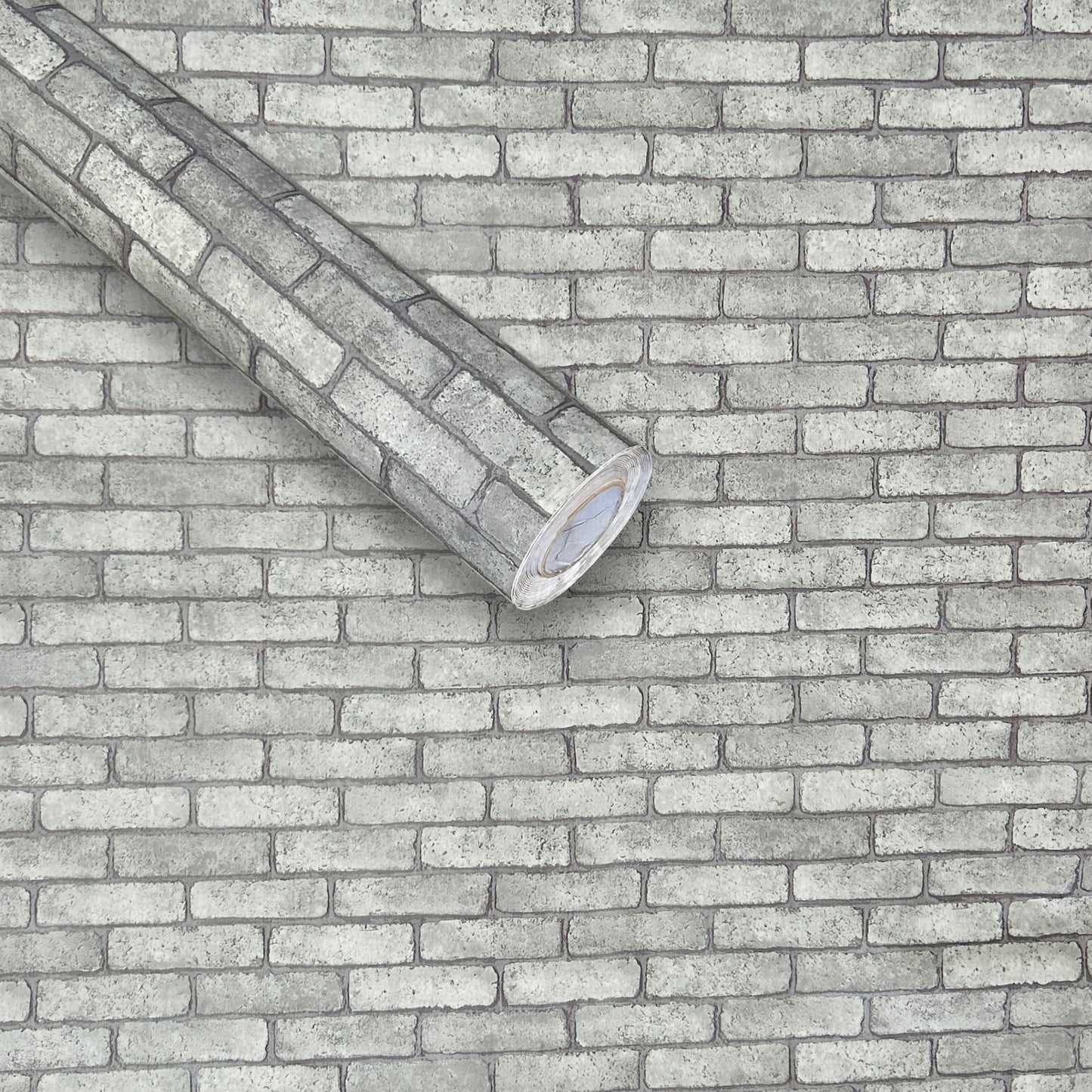 Rustic Grey Brick Sticker Wallpaper | Vintage Urban Wall Look | 120 x 180 cm