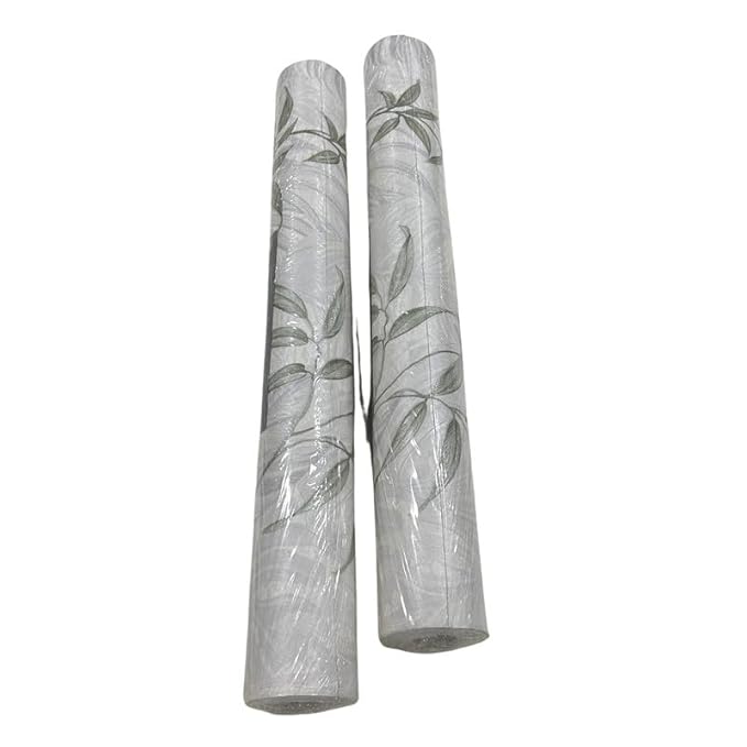 Non-Adhesive Wallpaper | Textured Elegant Stone Silver Finish | Covered Area 50 sq ft