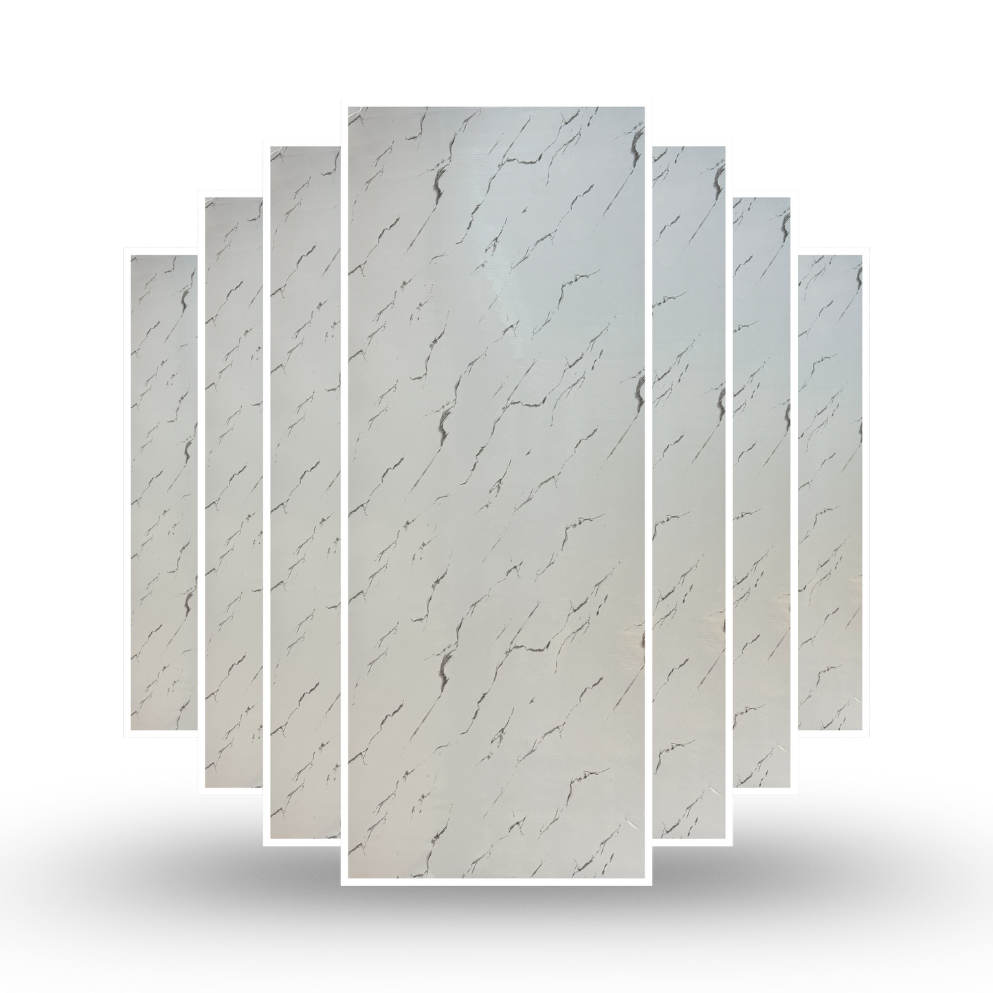 Classic Grey Vein Marble | Premium UV Roll | Peel & Stick | 4 x 10 Feet | 1 Roll
