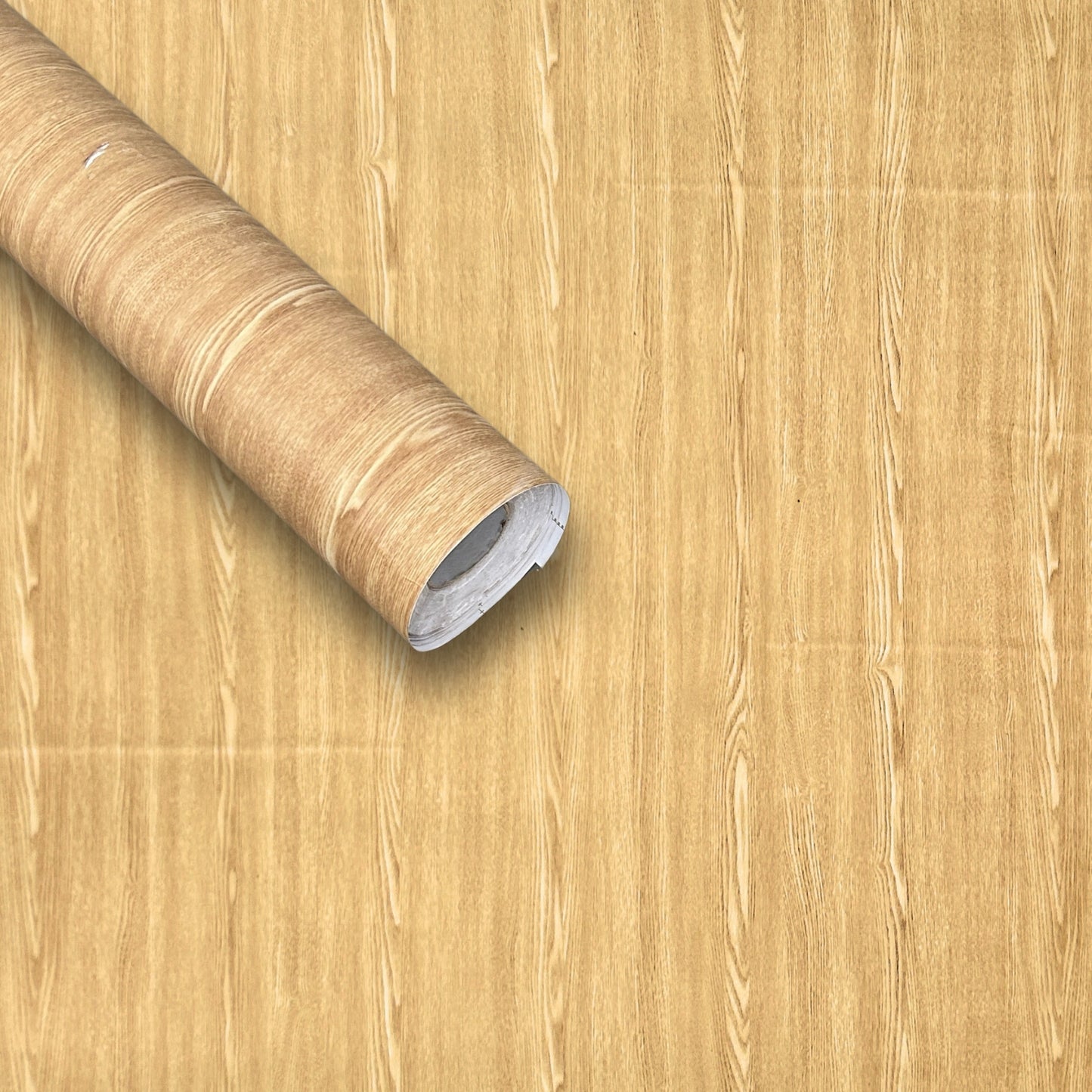 Light Wood Grain Sticker Wallpaper | Natural Oak Finish | 120 x 180 cm