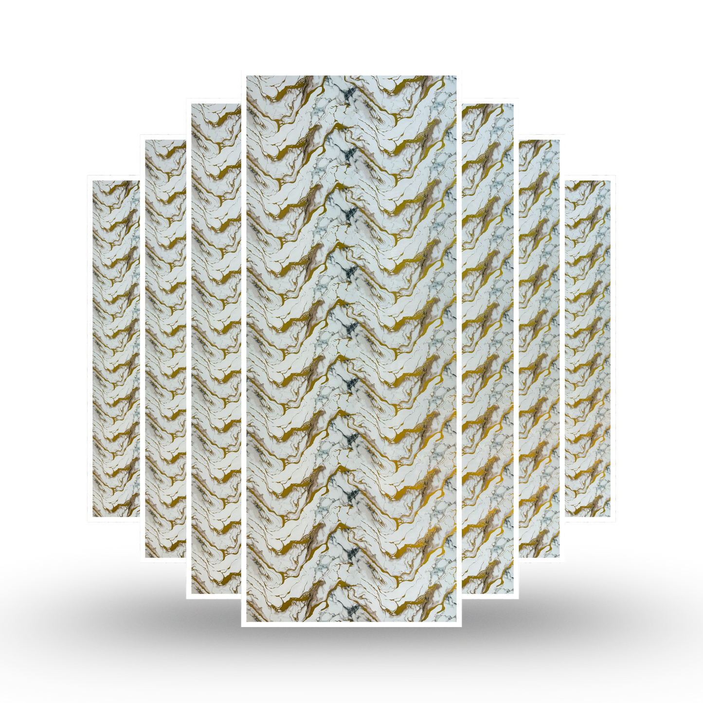 Elegant Gold Marble Design | Premium UV Roll | Peel & Stick | 4 x 10 Feet | 1 Roll