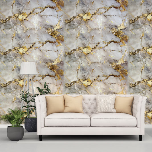 Golden Onyx Marble | Premium UV Roll | Peel & Stick | 4 x 10 Feet | 1 Roll