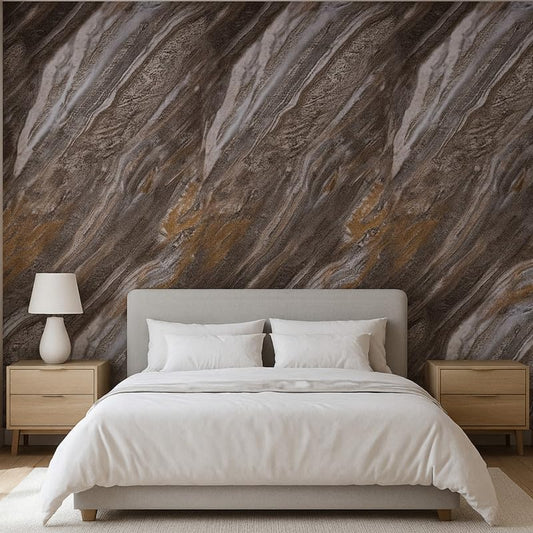 RustStone Marble Kitchen Stickers Wallpaper PVC 3D Waterproof Wallpeper for Kitchen, Table, Living Room, Bed Room, Cafe Wall | Size - 60 X 200cm | Pack of 1