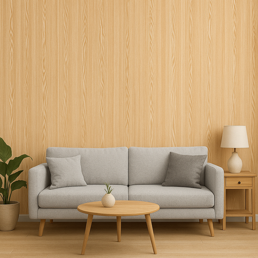 Light Wood Grain Sticker Wallpaper | Natural Oak Finish | 120 x 180 cm