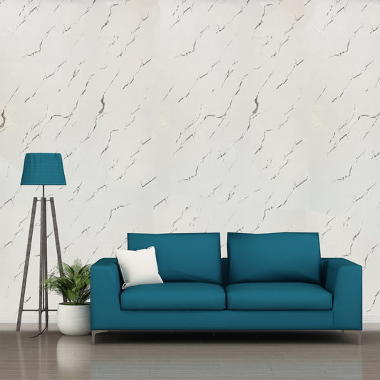 Classic Grey Vein Marble | Premium UV Roll | Peel & Stick | 4 x 10 Feet | 1 Roll